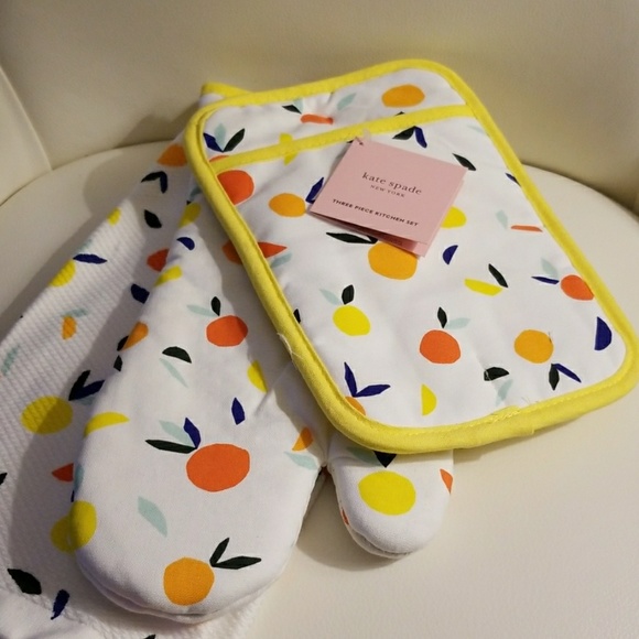kate spade Other - Kate spade scattered citrus kitchen set